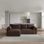 Masseno Ecksofa FORIL P mit Schlaffunktion L-Form, Sofa mit Bettkasten,