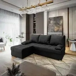 Masseno Ecksofa RITA M mit Schlaffunktion L-Form, Sofa mit Bettkasten,