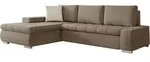 MIRJAN24 Ecksofa Orkan Mini Premium, Eckcouch mit Bettkasten und Schlaffunktion,
