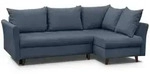 Ecksofa NERON - Couch L-form mit Schlaffunktion & 2x Bettkasten, Eckseite...
