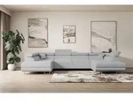 ALTDECOR Ecksofa in U-Form mit Schlaffunktion und Bettkasten GUSA-U -...