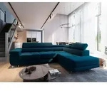 Masseno Ecksofa SELVA R-S mit Schlaffunktion L-Form, Sofa mit Bettkasten,