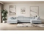 ALTDECOR Ecksofa in U-Form mit Schlaffunktion und Bettkasten GUSA-U -...