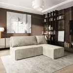 Masseno Ecksofa BRISO P mit Schlaffunktion L-Form, Sofa mit Bettkasten,