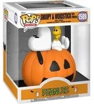 Peanuts - Snoopy & Woodstock with Pumpkin 1589 Funko Pop! Deluxe - Orange