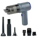 2-in-1 Akku-Handstaubsauger mit Blasfunktion f&uuml;r PKW und LKW, mit Filter, LED-Licht,