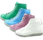 Andrea Conti Damen High-Top Sneaker 0341500 Schn&uuml;r-Boots, Gr&ouml;&szlig;e:39 EU, Farbe:Gr&uuml;n