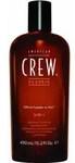American Crew 3-in-1, 450 ml, 3-in-1 Shampoo & Pflegesp&uuml;lung & Duschbad,