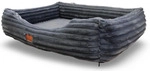 Petliving orthop&auml;disches Hundebett Lilly XXL anthrazit, 125 x 95 cm, Cord,...