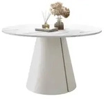 MIRJAN24 Tisch Calma 120, Esszimmer Tisch, Beine aus Stahl (Farbe: Cashmere /...