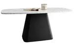 MIRJAN24 Couchtisch Noa, Wohnzimmer Kaffeetisch, Basis aus Stahl (Farbe:...