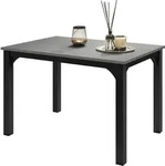 MIRJAN24 Tisch Focus 120, Wohnzimmer Tisch, Beine und Seiten aus Stahl (Farbe: