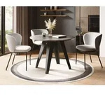 Esstisch Glory im Industriestil - Modern, Rund - Ausziehbar von 100 cm bis 140...