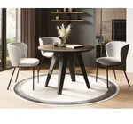 Esstisch Glory im Industriestil - Modern, Rund - Ausziehbar von 90 cm bis 130...
