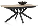 XOOON Ausziehtisch Masura 180 - 240 x 110 cm Eiche natur Schwarz Esszimmer...