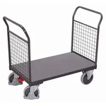 VARIOfit Doppel-Stirnwandwagen mit Drahtgitter 1200x800mm Anthrazitgrau RAL 7016