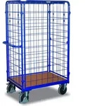 Paketwagen - 4 Gitterw&auml;nde - Traglast 500 kg - H&ouml;he 1.820 mm - Ladefl&auml;che...