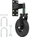 Wiltec Torrolle bis 275 kg Traglast, Torlaufrolle mit 360&deg; Gummirad,...