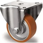Bockrolle Rad- 80 mm Tragfhigkeit 180 kg Polyurethan Platte L100xB88 mm Farbe...