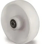 Ersatzrad Rad- 200 mm Tragfhigkeit 350 kg Polyamid wei Achs- 20 mm Nabenlnge 59...