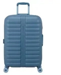 American Tourister Neovibe Spinner 67 / 24 EXP TSA Trolley Steel Blue blaugrau...