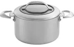 ScanPan 20 cm/3,5 Liter Kochtopf mit Deckel - CTX - Schwarz/Silber