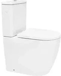 SAT Fusion Stand-WC Kombi-WC Toilette mit Sp&uuml;lkasten Wirbelsp&uuml;lung und SoftClose