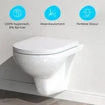 AM.PM H&auml;nge-WCs, WC, Toilette, h&auml;nge WC sp&uuml;lrandlos, h&auml;nge WC, WC...