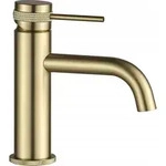 Rea Waschbeckenarmatur Lungo Grip Low Brush Gold
