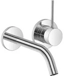Dornbracht Waschtisch Wand Einhebelmischer ohne Ablaufgarnitur Meta platin matt,