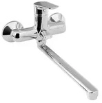 Aqualine LOTTA Wand-Waschbecken/Wannenarmatur, Chrom - Silber