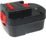 Akku f&uuml;r Werkzeug Black & Decker HPB96 - Schwarz
