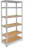 shelfplaza HOME 200x100x50 cm Schwerlastregal in verzinkt mit 6 B&ouml;den und 145 kg