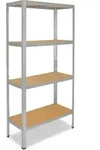 shelfplaza HOME 155x80x50 cm Schwerlastregal in verzinkt mit 4 B&ouml;den und 175 kg