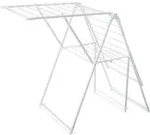 Amazon Basics W&auml;schest&auml;nder aus Metall 2 Fl&uuml;gel faltbar 155 x 60 x 100 cm Wei&szlig; -