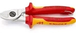 KNIPEX 95 16 165 T BK Kabelschere isoliert mit Mehrkomponenten-H&uuml;llen, VDE-; mit