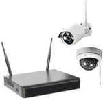 WLAN-NVR mit 2 Au&szlig;enkameras, 2TB HDD, WiFi