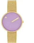 Picto 34033-0914G Light Lavender Uni 34mm 5ATM - Gold