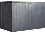 Shelterlogic Stahl Gartenbox 980 L Kissenbox & Auflagenbox Anthrazit 79x138x93 cm -
