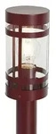 Moderne Au&szlig;enleuchte DunkelRot 50cm IP44 Gleam - Rot