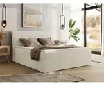 MKS MEBLE Boxspringbett DAGOS 120 x 200 cm mit Bettkasten & Stauraum, 7-Zonen