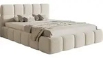 Selsey Cloudy - Polsterbett mit Bettkasten, Boucle-Bezug in Hellbeige, 180 cm -...