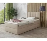 Boxspringbett Star Mini mit Bettkasten, Bonell-Matratze und Topper - Einzelbett...