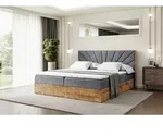ALTDECOR Boxspringbett LOLLI6 mit H3-Matratze + Topper, Kopfteil und Bettkasten...