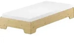 Funktionsbett Bettrahmen 100x190 Pensionsbett, G&auml;stebett mit w&auml;hlbarem...