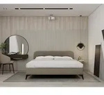 Polsterbett MAVILO - Komfortbett mit Stauraum, Doppelbett, 180x200cm, Braun,