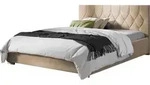 MIRJAN24 Polsterbett Loloz Tap, Doppelbett mit Bettkasten und Kopfteil, Ehebett