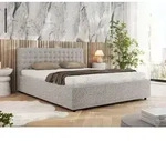 MKS MEBLE Polsterbett Doppelbett PAVO CLASSIC Bett mit Stauraum...