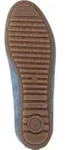 Remonte Damen Leder flache unifarben Slipper D3K00, Gr&ouml;&szlig;e:41 EU, Farbe:Blau - Blau