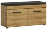 Cortina Schuhschrank mit Sitzbank, Grandson Eiche Holznachbildung, B 92,8 cm, 4